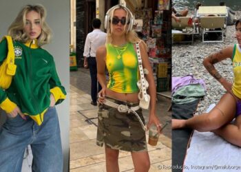 Brazilcore: cores e a bandeira do Brasil reaparecem em looks e acendem polêmica na moda. Entenda!
