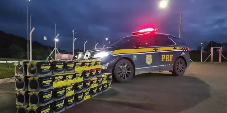 PRF recupera quase 300 baterias automotivas furtadas em Minas