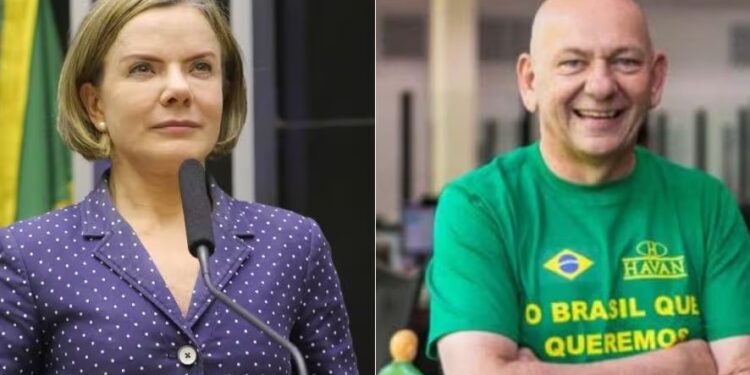 Luciano Hang faz acordo com Gleisi Hoffmann e encerra processo