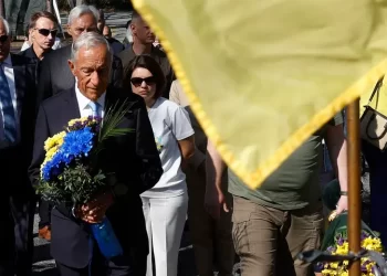 Presidente de Portugal Marcelo Rebelo de Sousa já está em Kiev