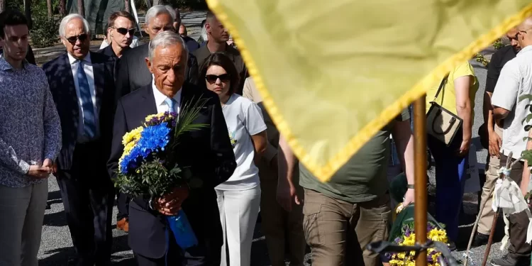 Presidente de Portugal Marcelo Rebelo de Sousa já está em Kiev