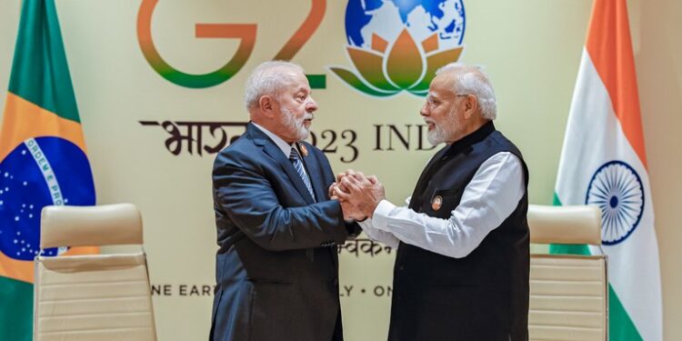Em reunião bilateral, Lula e primeiro-ministro da Índia celebram 75 anos de relações diplomáticas