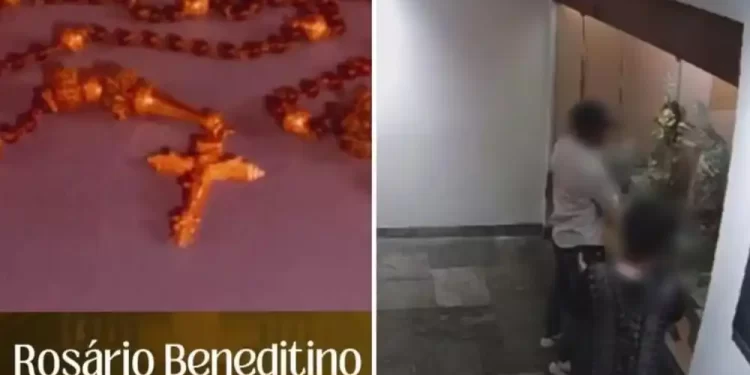 casal furta rosário do século XVIII em igreja de Ouro Preto (MG)