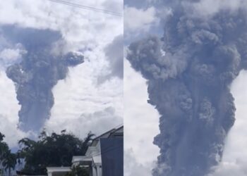 Vulcão entra em erupção na Indonésia e cinzas atingem 3 quilômetros de altura