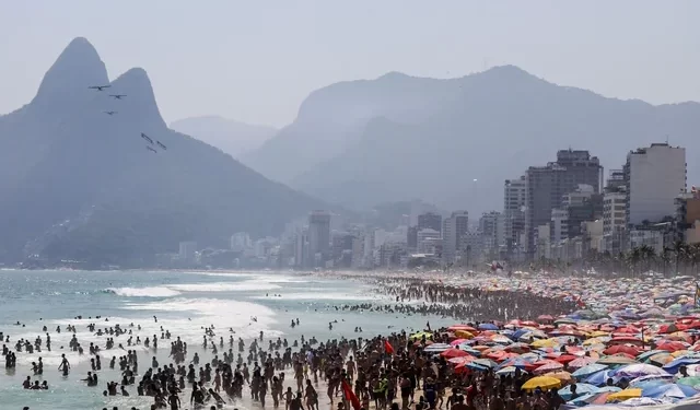 Rio de Janeiro atinge temperaturas que podem passar dos  40 ºC