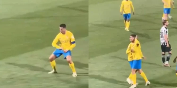 Cristiano Ronaldo faz gesto obsceno a torcedores que gritaram o nome de Messi