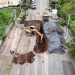 Cratera no Belvedere: Veja imagens de como estão o buraco e as obras de reparo da PBH