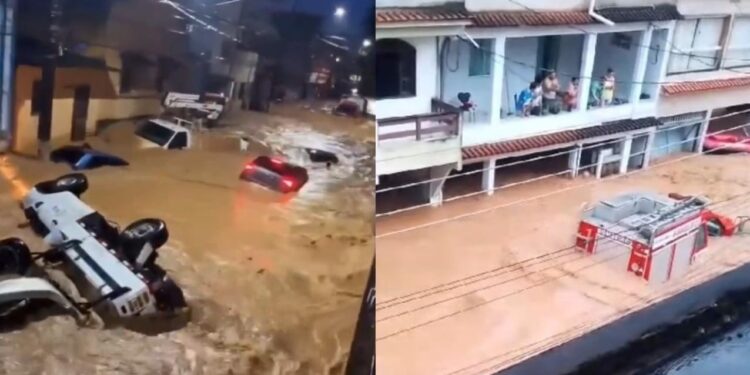 Chuvas desalojam 1500 mil pessoas no Espírito Santo