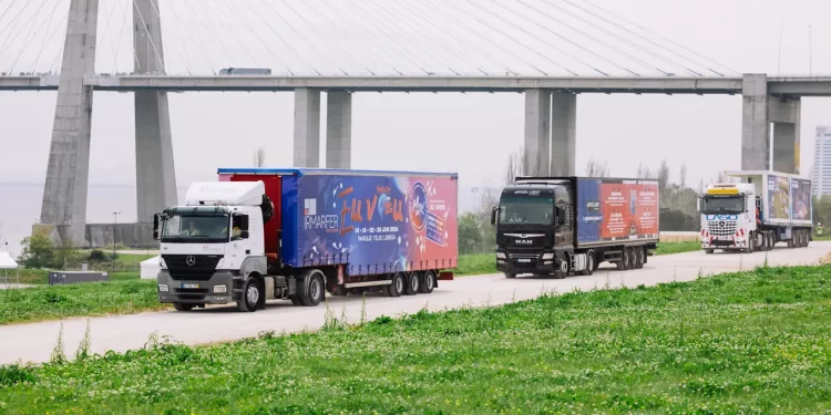 As primeiras imagens da estrutura que será montada  para o Rock in Rio no Parque Tejo Lisboa