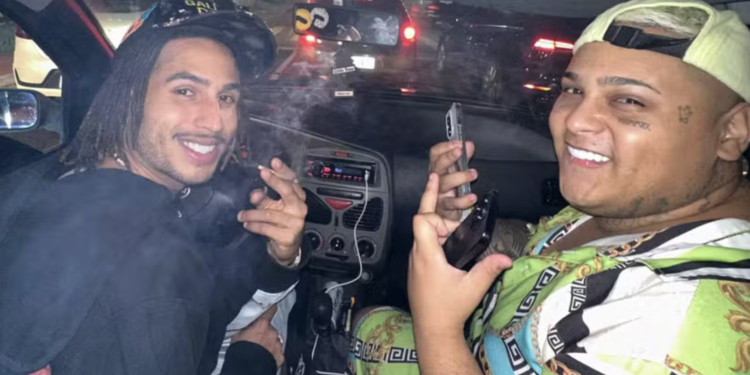 MC Ryan SP e Matuê batem carro em passeio pelas ruas