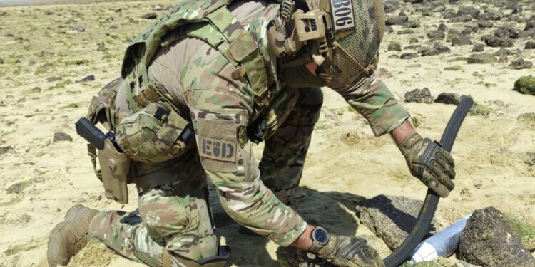 Mergulhadores da Marinha Portuguesa desativam  dois engenhos explosivos em Troia