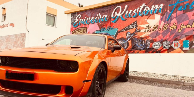 Entrada livre. Ericeira Kuston Fest reuni relíquias, clássicas americanas, motos e carros customizados