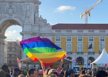Arraial Lisboa Pride, evento LGBT + espera receber mais de 100 mil pessoas neste sábado 22/06na Praça do Comércio