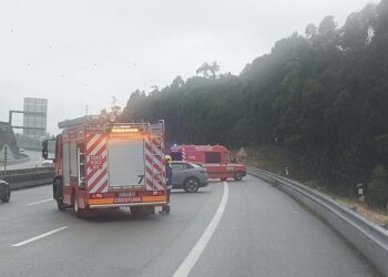 Última Hora: Carro perde o controle e deixa condutor ferido em Vila Nova de Gaia