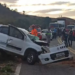 Em Minas Gerais idoso morre na hora em grave acidente entre carros na BR-259