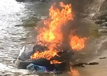 Mota de água explode e homem de 40 anos fica gravemente ferido