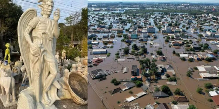 Santuário para Lúcifer terá estátua com mais de 5 metros no RS