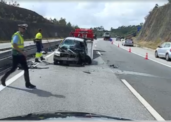 Na contramão Idosa de 80 anos morre em batida frontal na A25 sentido Viseu