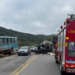 Ônibus e caminhão batem de frente e os dois motoristas morrem na BR-116
