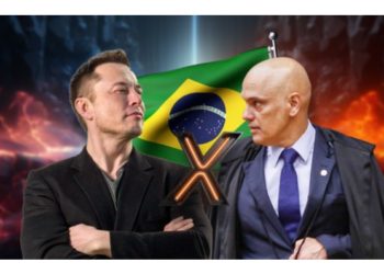 Alexandre de Moraes Ministro do STF manda bloquear contas da empresa Starlink por falta de representantes do X no Brasil