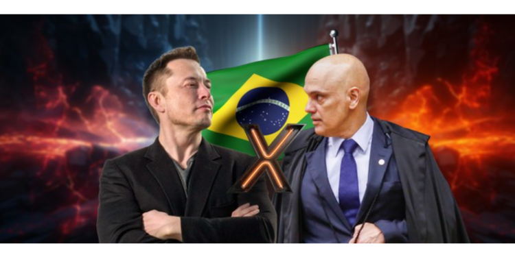 Alexandre de Moraes Ministro do STF manda bloquear contas da empresa Starlink por falta de representantes do X no Brasil
