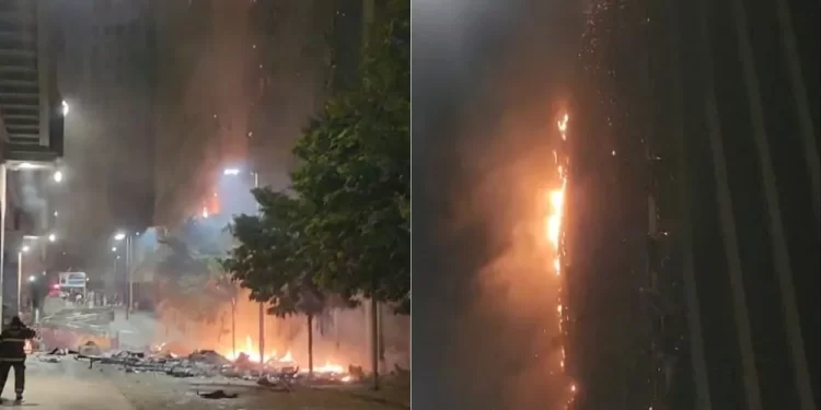 Suspeito de incendiar prédio no Centro de Belo Horizonte é preso
