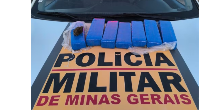 Motorista fura bloqueio policial e acaba preso com seis quilos de maconha