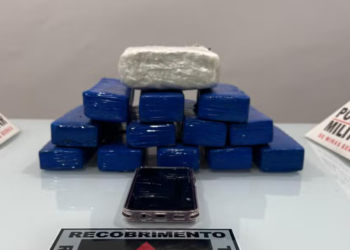 Em Governador Valadares passageira é presa com quase 9 kg de maconha