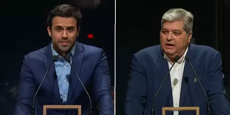 Depois de insultos e provocações Datena perde o controle e da cadeirada em candidato Pablo Marçal