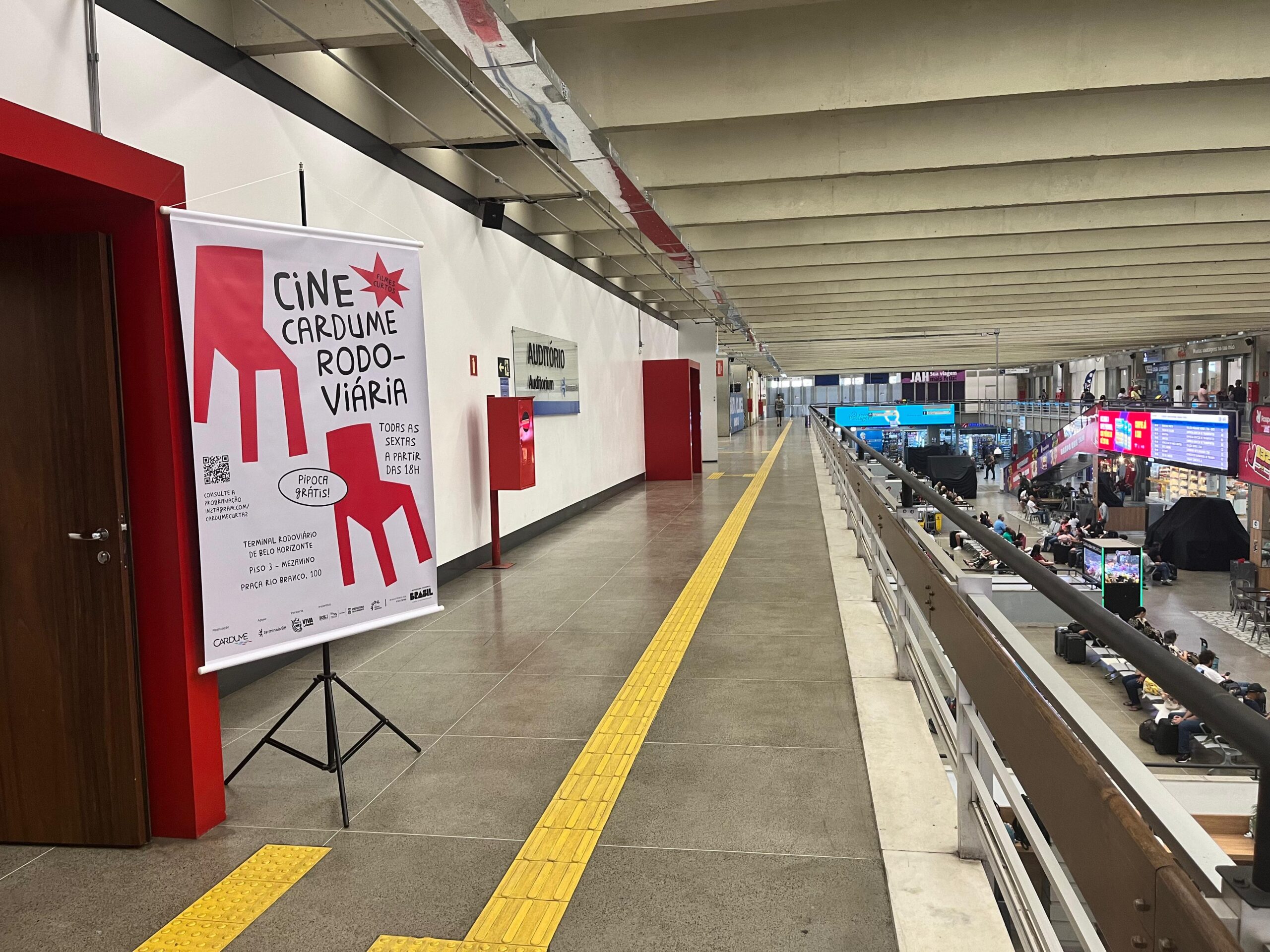 Rodoviária de Belo Horizonte inaugura sala de cinema com programação gratuita