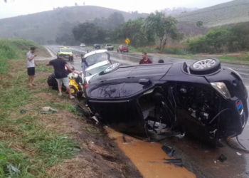 Acidente na BR 116 em Santa Bárbara do Leste vitimou três pessoas