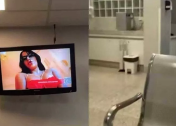 Pornozão em televisão de hospital é exibido em sala de espera e surpreende pacientes: ‘Que horror’
