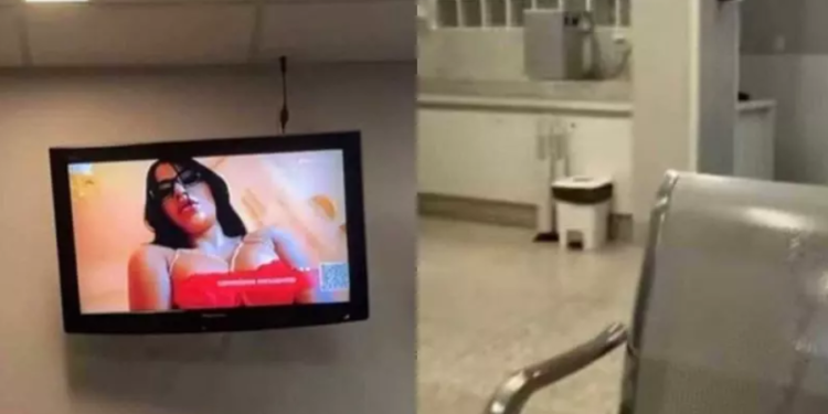 Pornozão em televisão de hospital é exibido em sala de espera e surpreende pacientes: ‘Que horror’
