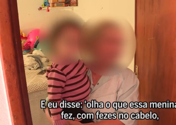 Vídeo; Babá brasileira é flagrada agredindo criança na Marinha Grande em Portugal
