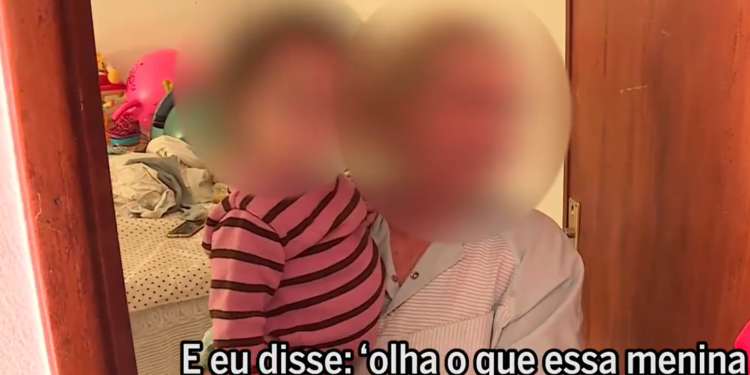 Vídeo; Babá brasileira é flagrada agredindo criança na Marinha Grande em Portugal