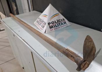 Idoso de 68 anos é preso após tentar matar esposa com “enxadada” em Joanésia MG