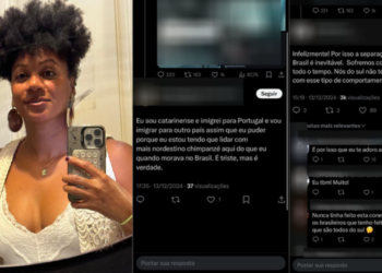 Brasileira relata caso de racismo em Portugal divulga vídeo e recebe centenas de ameaças após denúncia