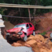 Chuva forte destroi trecho da BR-474 engole dois carros e mata três mulheres soterradas em Ipanema MG