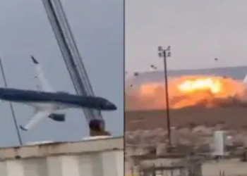 Avião fabricado no Brasil cai no Cazaquistão com 67 pessoas a bordo