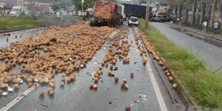 Colisão com nove veículos bloqueia Via Expressa nesta sexta-feira