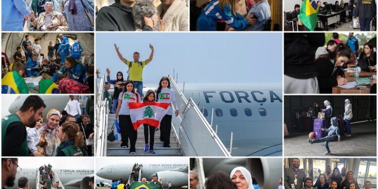 Brasil registra a maior operação de resgate de brasileiros no Líbano.” A maior já feita pelo país”