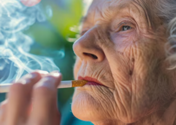 Idosa de 72 anos dorme com cigarro aceso na mão e causa incêndio em sua casa