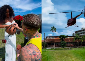 MC Daniel pede Lorena Maria em casamento com uma surpresa especial