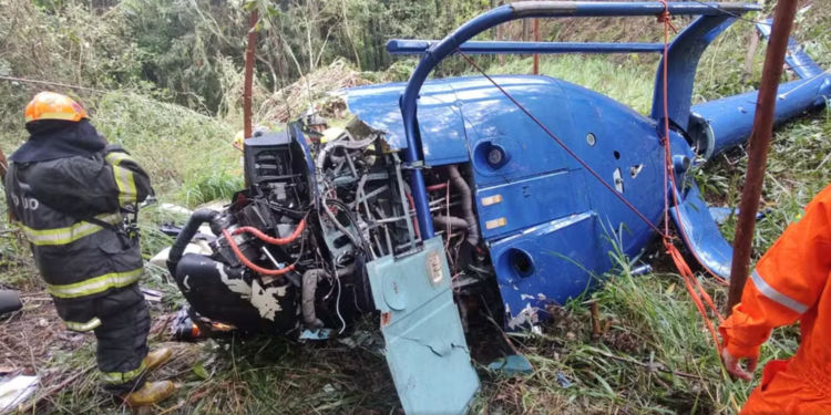 Veja quem são as vítimas do helicóptero  que caiu com 4 pessoas em Caieiras SP