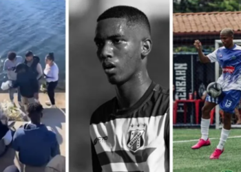 Brasileiro de 21 anos que sonhava em ser jogador de futebol em Portugal morre ao cair em rio quando tentava fugir da polícia