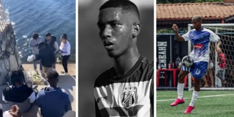 Brasileiro de 21 anos que sonhava em ser jogador de futebol em Portugal morre ao cair em rio quando tentava fugir da polícia