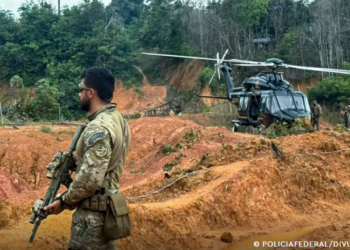 Polícia Federal destrói minas subterrâneas de garimpo ilegal no Amazonas