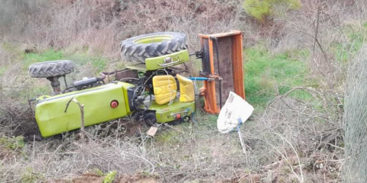 Portugal: Trator agrícola tomba em Mirandela e mata idoso de 84 anos