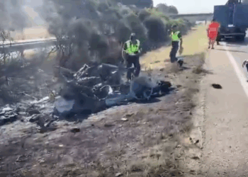 Veja vídeo minutos após o acidente que matou o jogador do Liverpool Diogo Jota e o irmão na Espanha