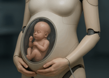 China apresenta robô capaz de gestar bebês humanos até o parto